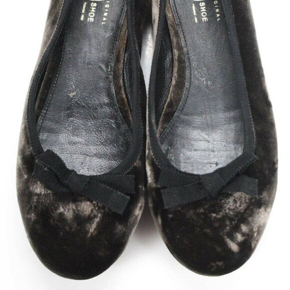 The
Original Car Shoe Brown Black Ballet Flats 37 - Picture 2 of 10
